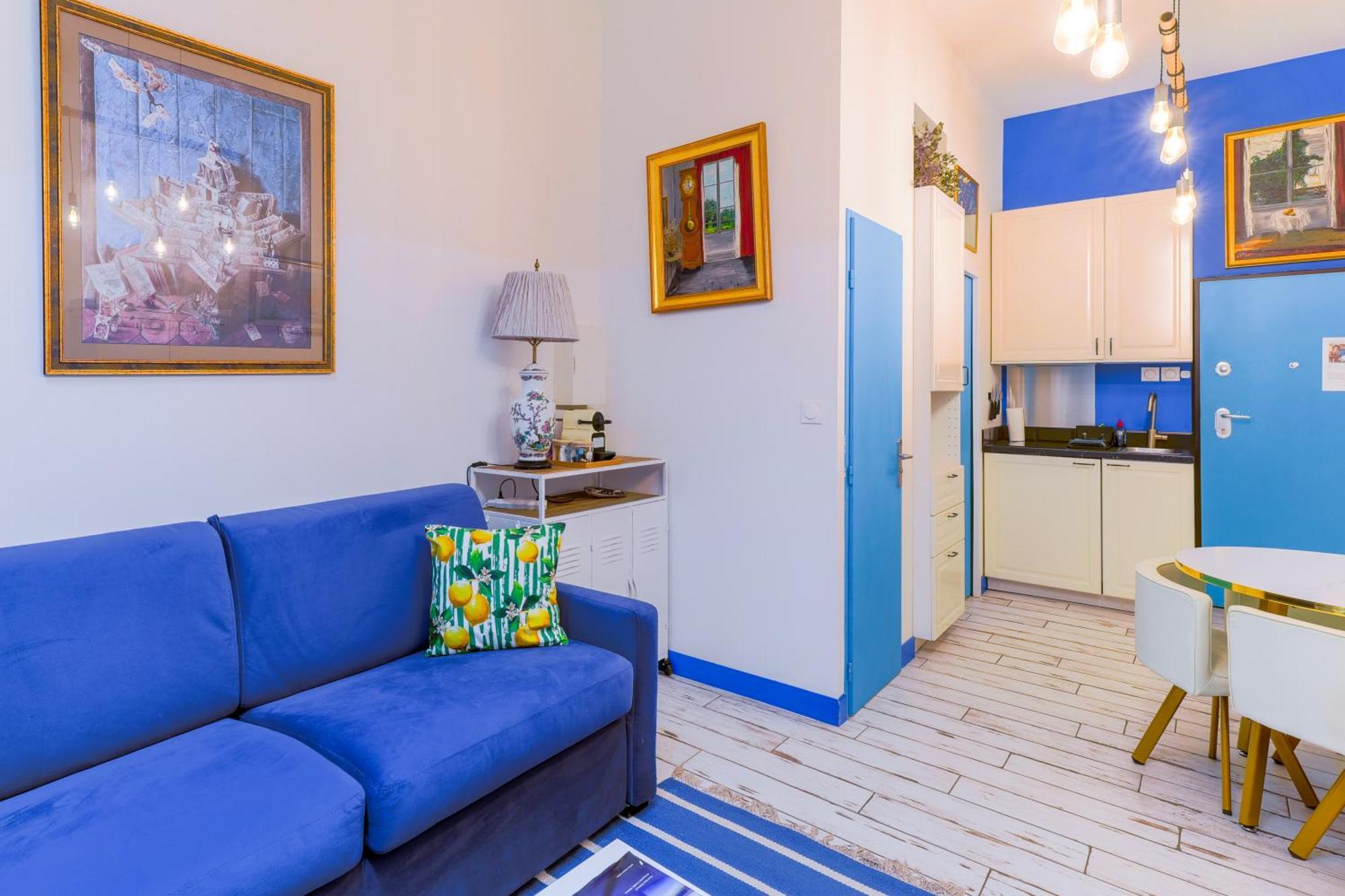 Studio Travel 24M2, 120M Vieux-Port ,Clim , Wifi ,Acces Autonome Avec Code Marseilles Buitenkant foto